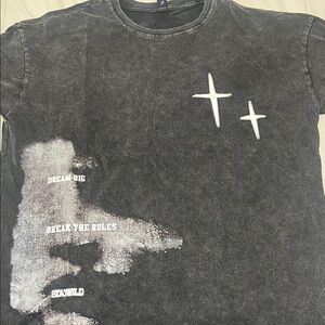 Men's Black Graphic T-Shirt